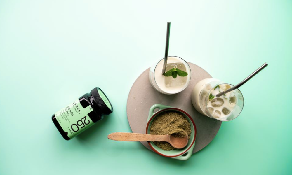Egmont Honey Iced Matcha Latte
