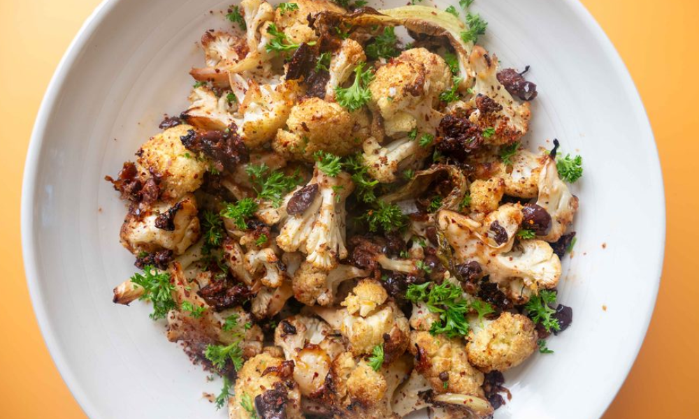 Egmont Honey, Lemon & Olive Roasted Cauliflower