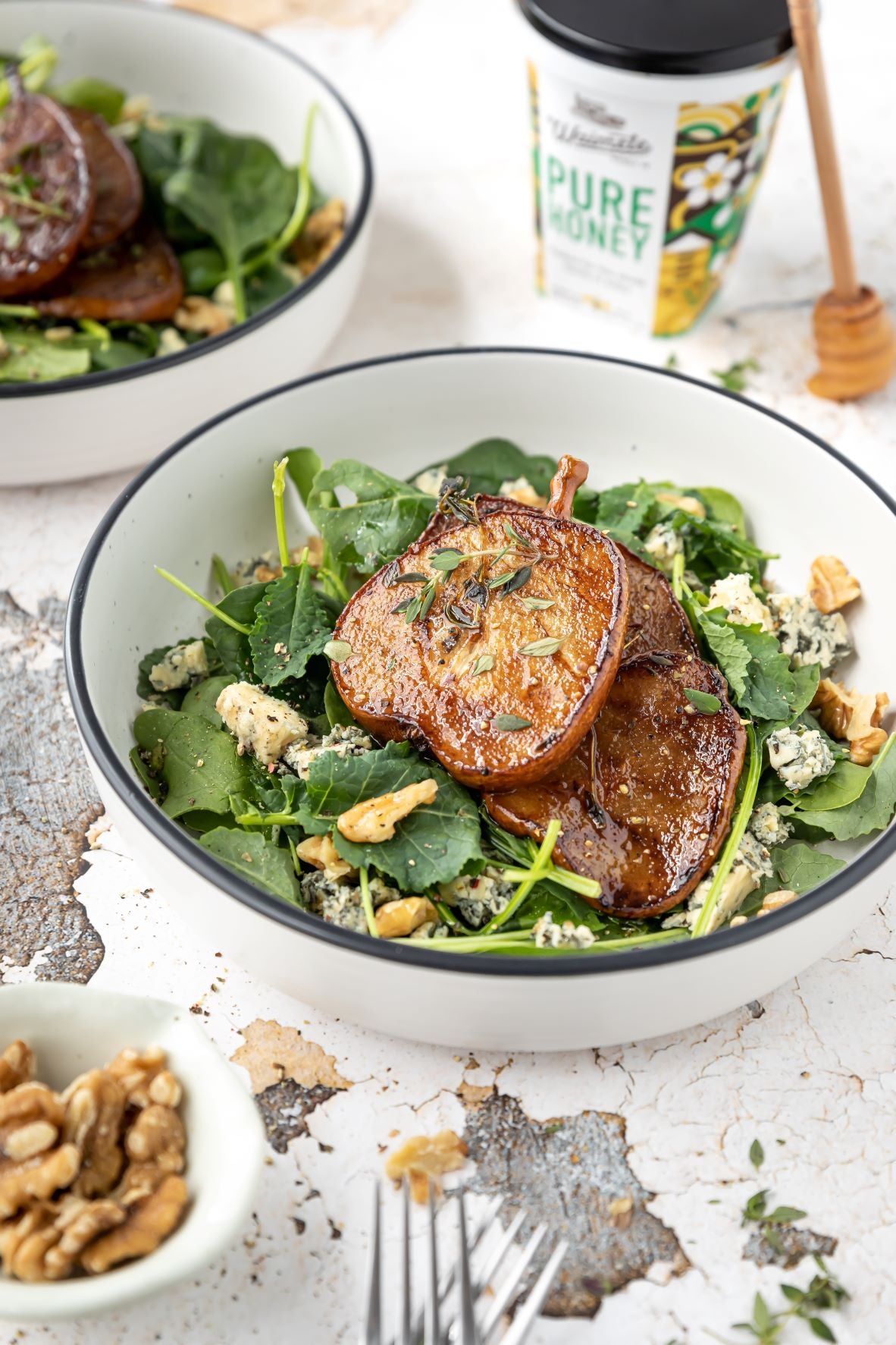 Egmont Honey – Honey & Burnt Butter Pear Salad