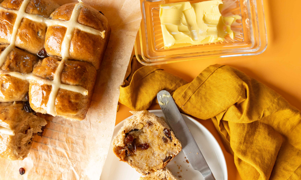 Honey Hot Cross Buns