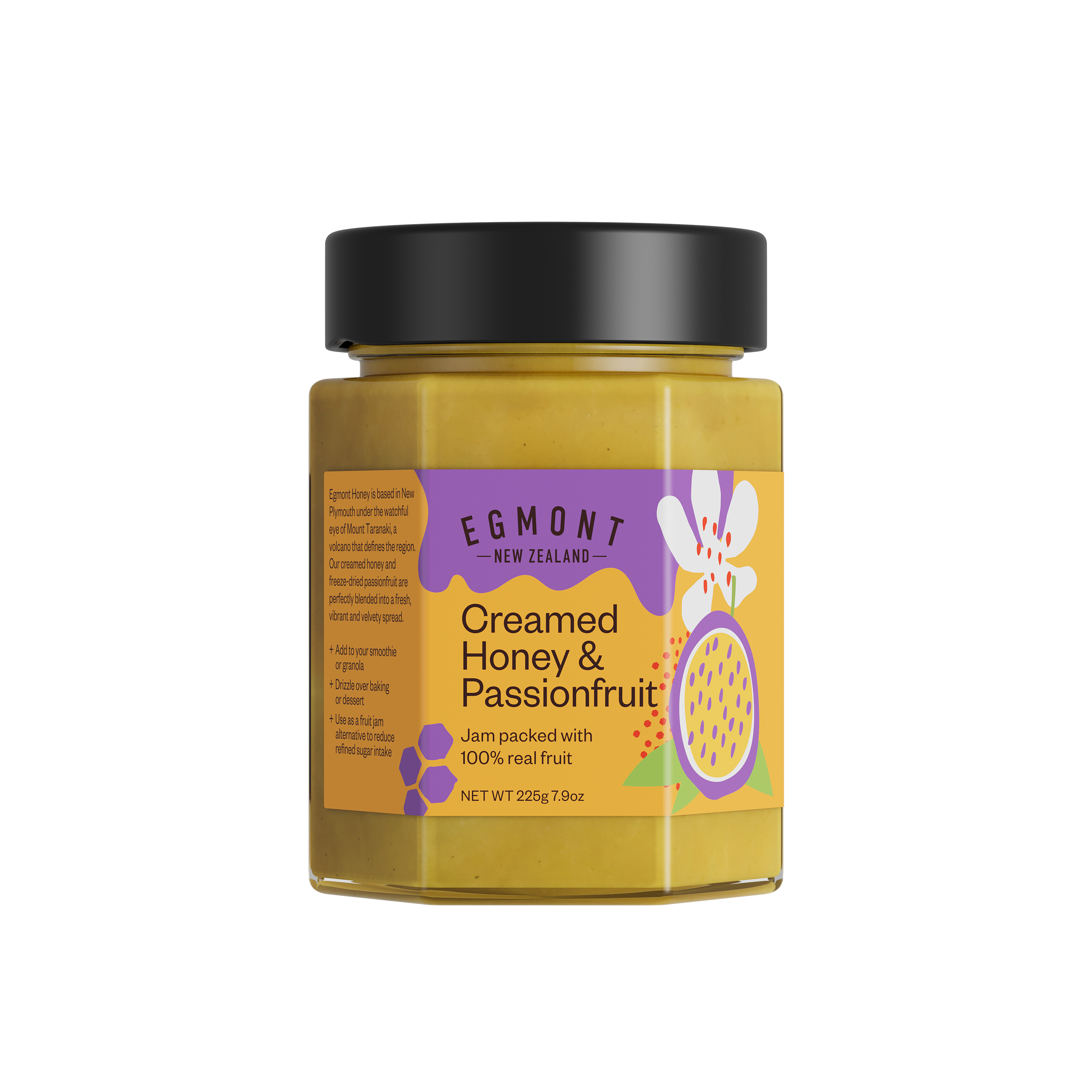 Creamed Honey & Passionfruit 225g