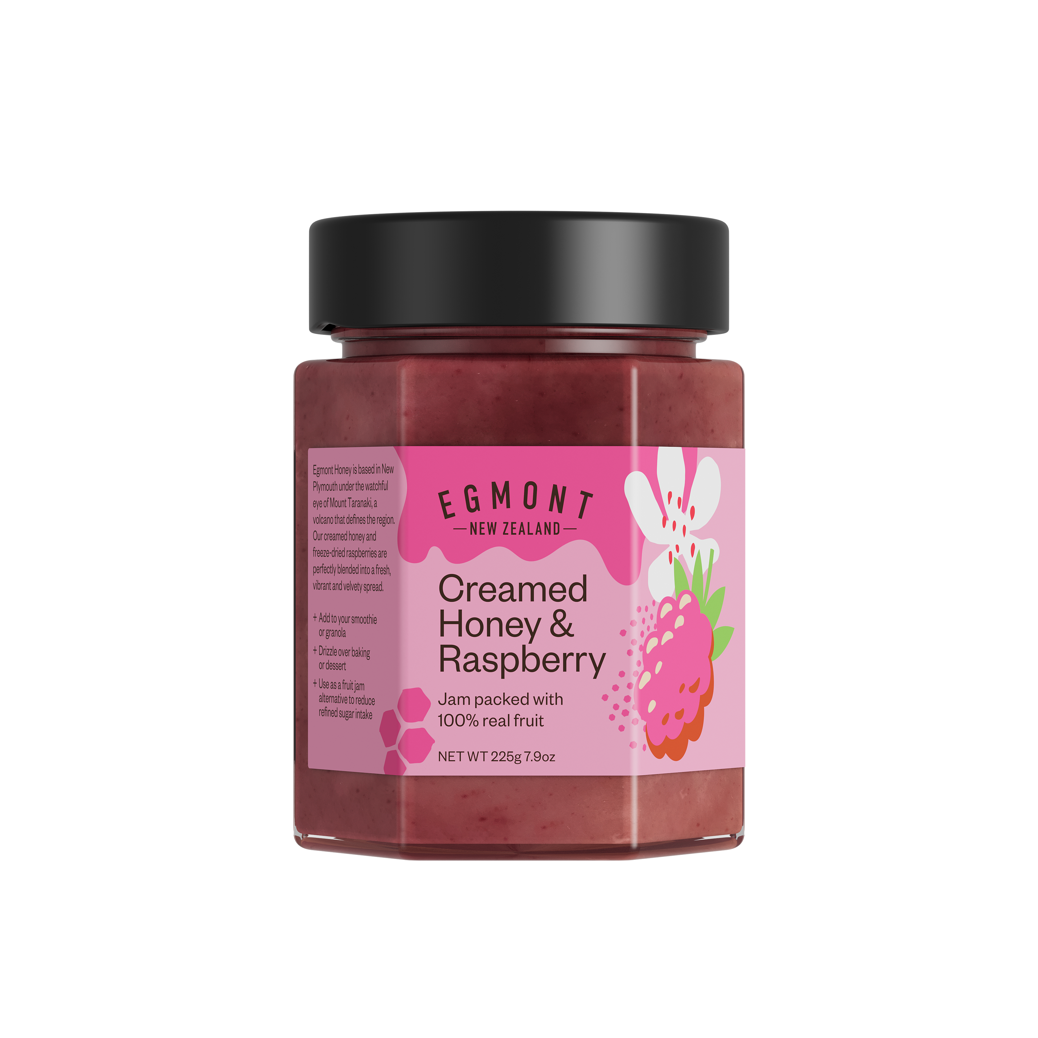 Creamed Honey & Raspberry 225g