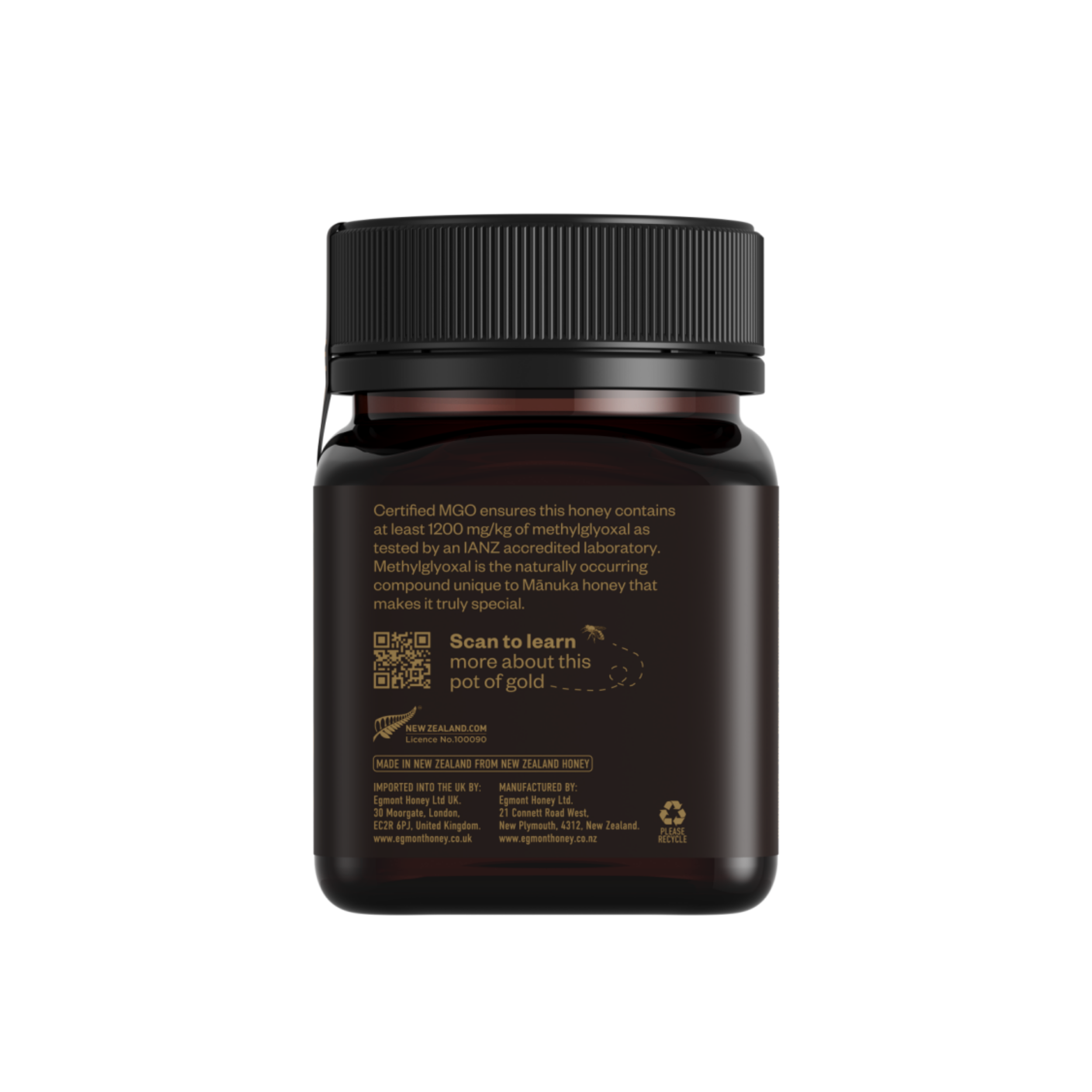 Mānuka Honey MGO 1200+ 250g