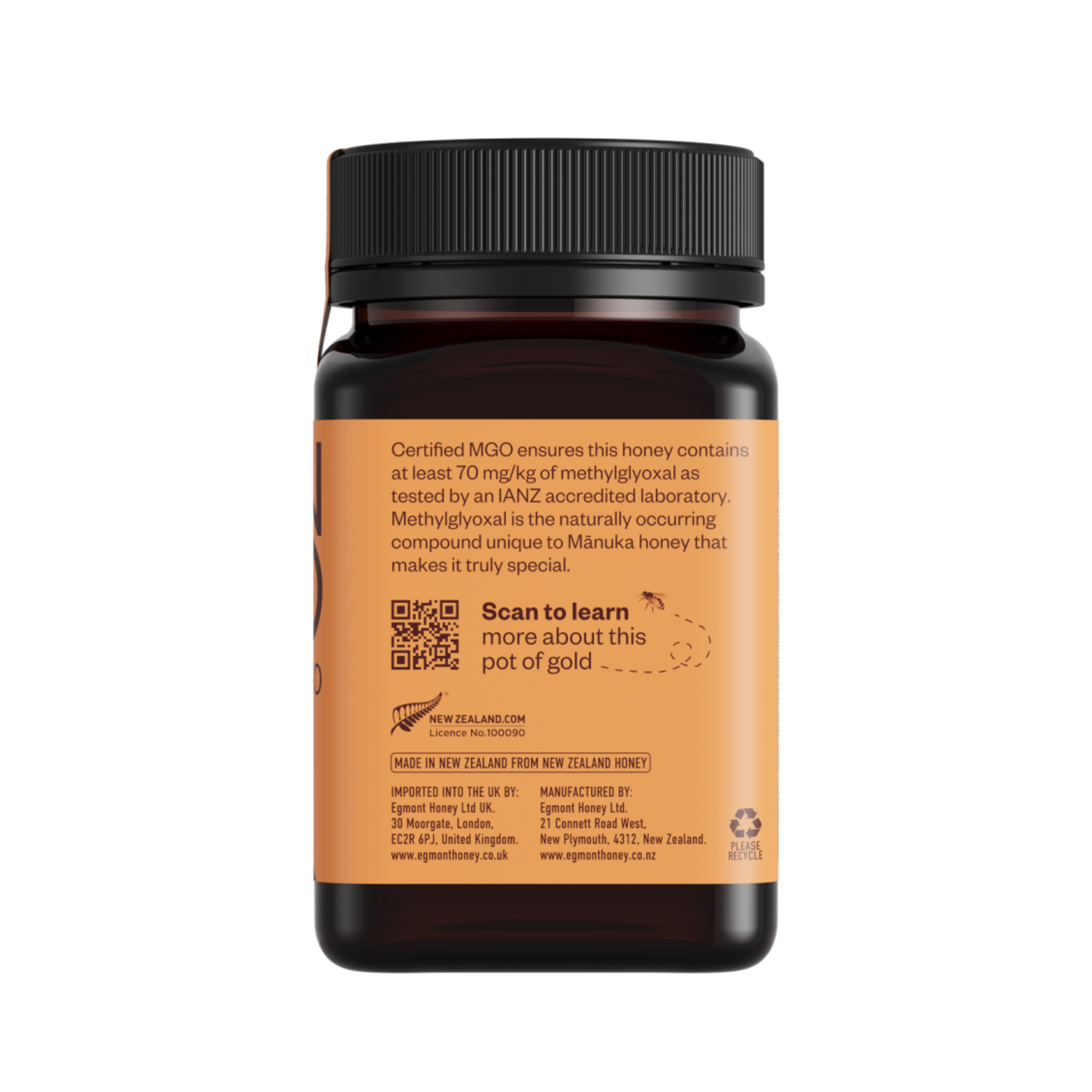 Mānuka Honey MGO 70+ 500g