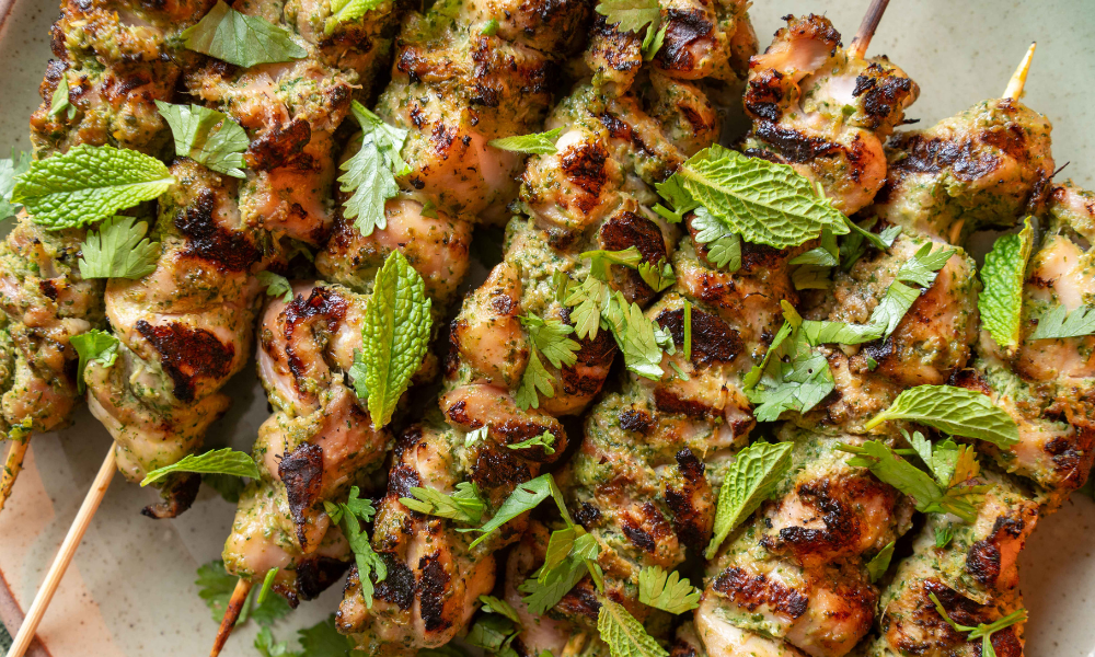 Egmont Honey & Lemongrass Chicken Kebabs