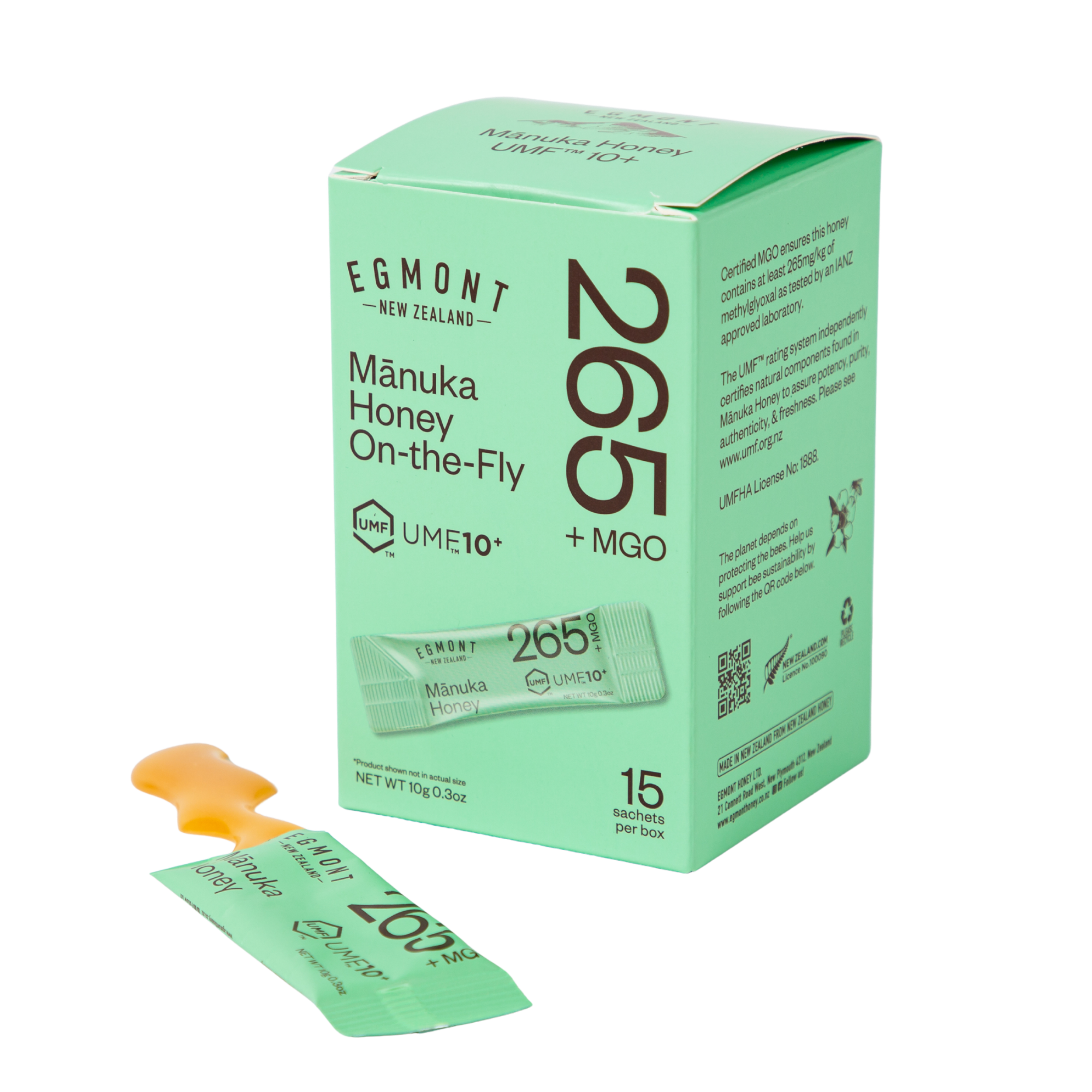 On-the-Go UMF 10+ Mānuka Honey Sachets 10g (15-Pack)