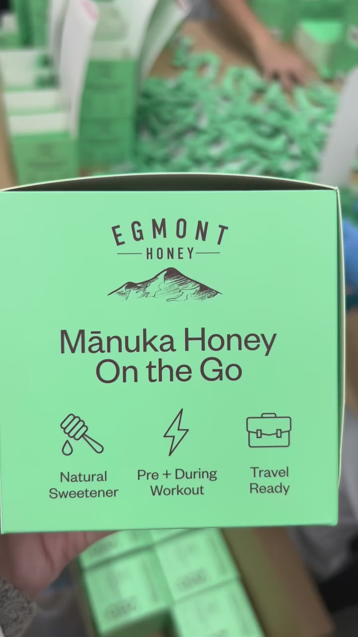 video creating the manuka on the go honey stick sachets